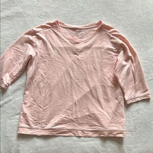 Light Pink V-Neck Sonoma Top